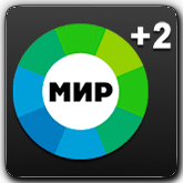 Логотип канала 'Мир +2'